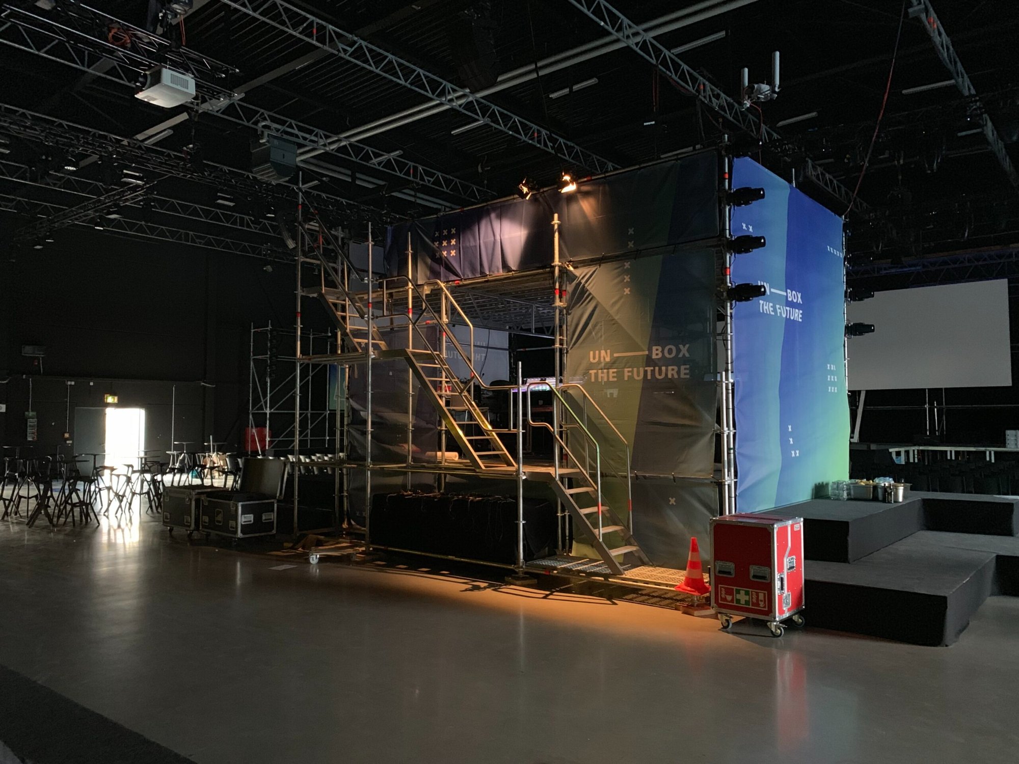 Eventbühne Gerüstkonstruktion